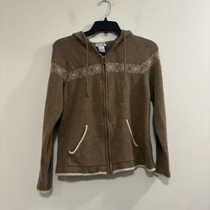 Skyr lambswool icelandic zipper sweater M